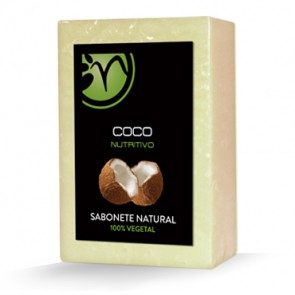 Sabonete 100% Vegetal de Coco - Nutritivo
